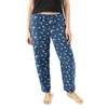 Leveret Womens Fleece Pajama Pants Moon In Multi