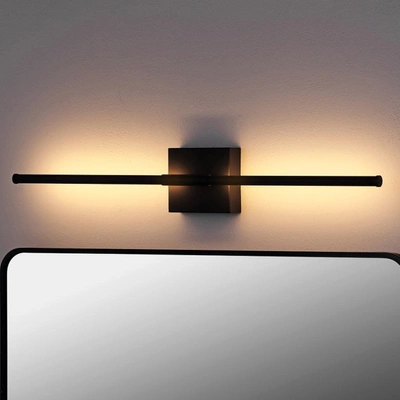 Jonathan Y Makena 28" Dimmable Integrated Led Modern Metal Wall Sconce