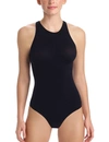 Commando Ballet Body Racerback Bodysuit In Black In Oxide