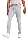 AND NOW THIS NASSAU MENS DISTRESSED STRETCH SKINNY JEANS