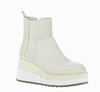 Naked Feet Guild Wedge Chelsea Boot In Green