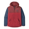 PATAGONIA PACK IN PULLOVER HOODY IN WAX RED