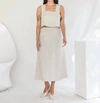 Sugar Candy Mountain Sky Skirt In Grey In Grey