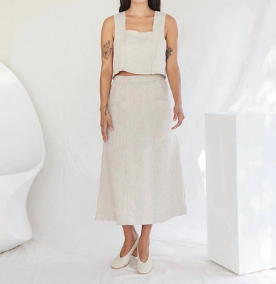 Sugar Candy Mountain Sky Skirt In Grey
