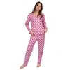 Leveret Womens Two Piece Cotton Loose Fit Pajamas Flower Pot In Multi