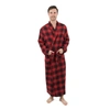 Leveret Christmas Mens Flannel Robe Plaid In Multi