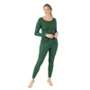 Leveret Womens Two Piece Cotton Pajamas Boho Solid Color In Multi