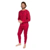 LEVERET CHRISTMAS MENS TWO PIECE COTTON PAJAMAS MOOSE