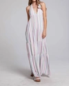 Chaser Milano Positano Stripe Maxi Dress In Multi In Multi