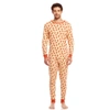 Leveret Mens Two Piece Cotton Pajamas Fox In Multi