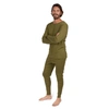 Leveret Mens Boho Solid Color Thermal Pajamas In Green