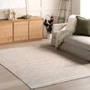 NULOOM CATHERINE SOLID FARMHOUSE FRINGE AREA RUG