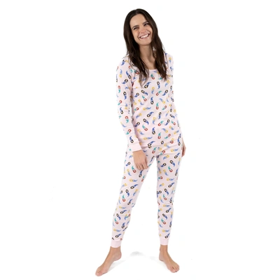 Leveret Womens Two Piece Cotton Pajamas Mermaid In Multi
