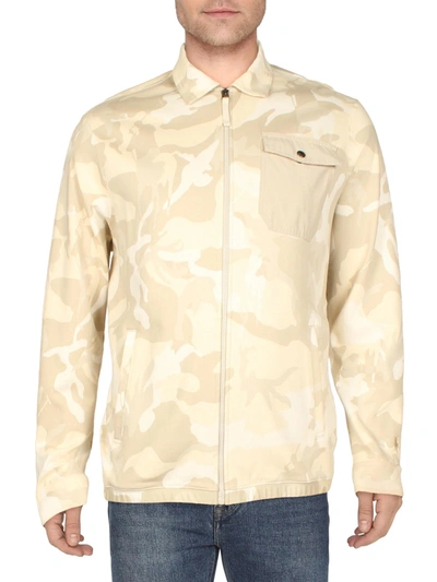 Polo Ralph Lauren Pony Mens Camouflage Lightweight Windbreaker Jacket In Multi