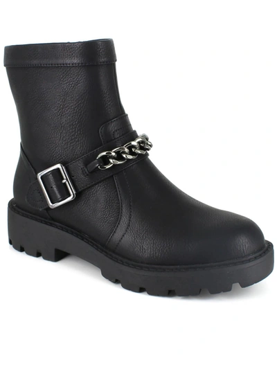 Xoxo Fatimah Womens Ankle Boots In Black