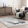 Nuloom Jade Holiday Reindeer Tasseled Area Rug