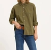 CALI DREAMING COLLARED BOY SHIRT IN ARMY