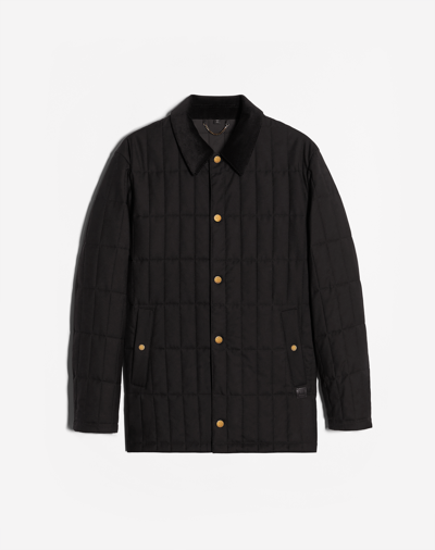 Dunhill Rollagas Car Coat In Black