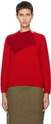 THE ROW RED ENID SWEATER