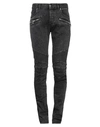 Balmain Cotton Slim-fit Jeans In Black