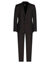 Strellson Man Suit Dark Brown Size 40 Virgin Wool In Brown