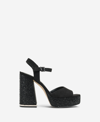 KENNETH COLE DOLLY ANKLE STRAP PLATFORM HEELED SANDAL