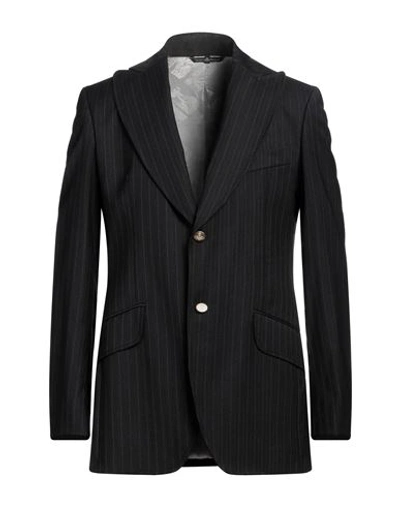 Vivienne Westwood Man Suit Jacket Steel Grey Size 40 Polyester, Wool, Elastane