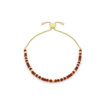 Boho Betty Mystical Carnelian Gold Bracelet