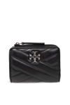 TORY BURCH TORY BURCH LOGO PLAQUE QUILTED WALLET