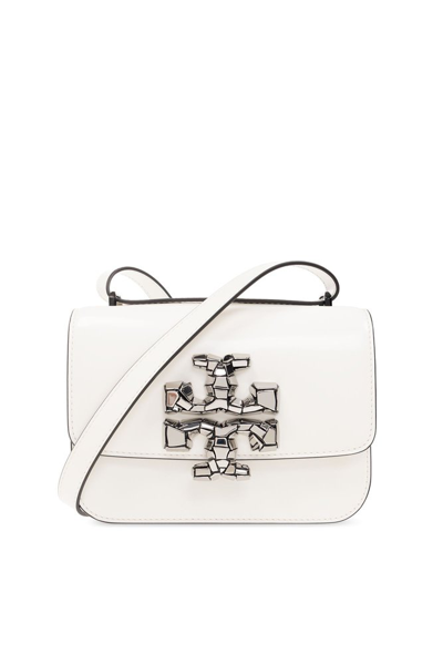 Tory Burch Eleanor Small Shoulder Bag In White