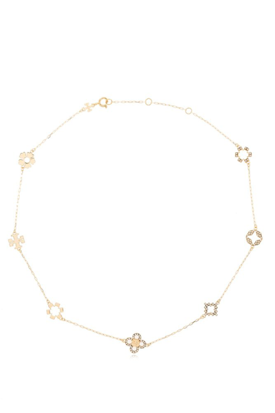 Tory Burch Embellished Necklace In Gold