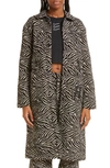 Honor The Gift Zebra Print Trench Coat In Zebra