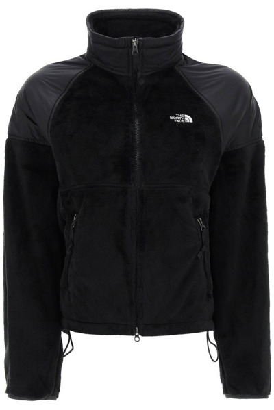 The North Face High Neck Zip In Black