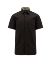BURBERRY BURBERRY LOGO EMBROIDERED SHORT SLEEVED SHIRT