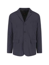 Aspesi Paperino Single-breasted Blazer In Blue