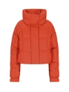 Bacon Puffa Ring" Orange Quilted Nylon Down Jacket In Orange