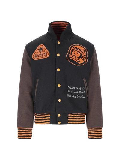 Billionaire Boys Club Patch-detail Bomber Jacket In Black  