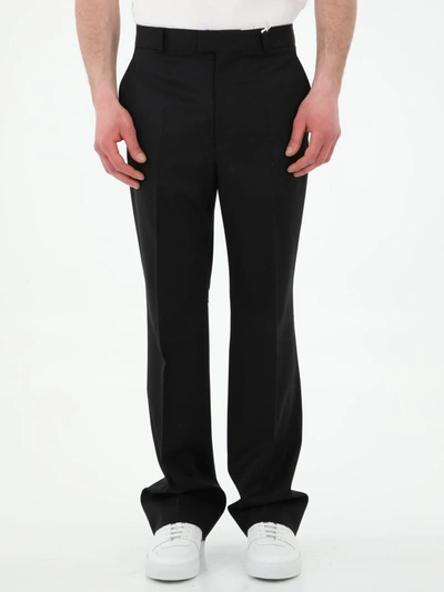 Valentino Wool Pants In Black