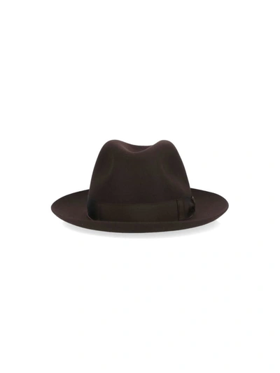 Borsalino Marengo Felt Hat In Brown