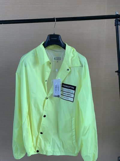 Pre-owned Maison Margiela Coach Stereotype Jacket In Highlighter