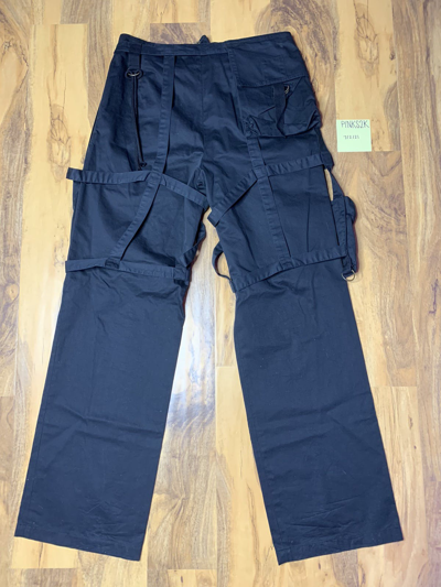 Pre-owned Raf Simons Archive 2002 Bondage Pants In Black