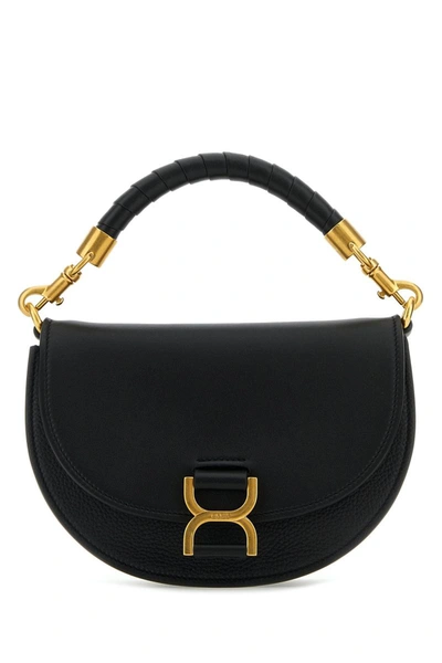 Chloé Marcie Black Leather Crossbody Bag