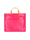 Comme Des Garçons Super Fluo Tote Bag In Pink