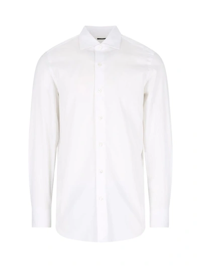 Finamore Shirt In Bianco