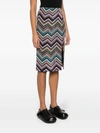 Missoni Zig Zag Wool-blend Pencil Skirt In Multicolour