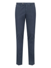 Pt Torino Slim Light Stretch Gabardine Pants In Blue