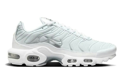 Pre-owned Nike Air Max Plus White Metallic Silver (women's) In White/metallic Silver/pure Platinum