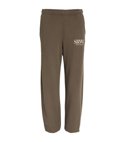 Sporty And Rich Upper East Side Sweatpants In Brown
