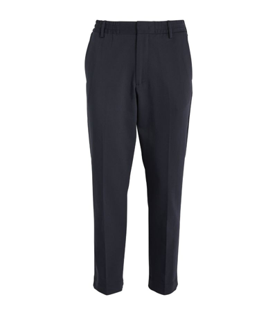 Nn07 Men's Mikkel 1724 Cotton Trousers In Navy