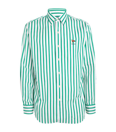 Polo Ralph Lauren Cotton Striped Shirt In Multi